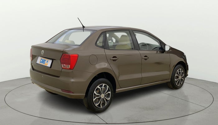 2016 Volkswagen Ameo COMFORTLINE 1.2L, Petrol, Manual, 1,13,850 km, Right Back Diagonal