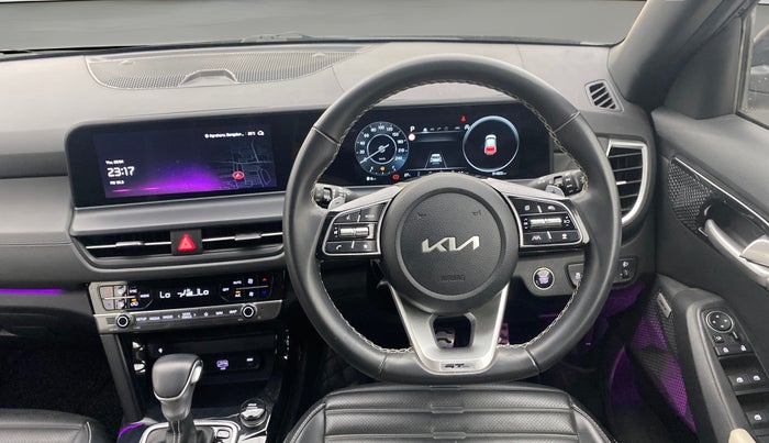 2023 KIA SELTOS  GTX Plus 1.5 Turbo Petrol DCT, Petrol, Automatic, 31,697 km, Steering Wheel Close Up