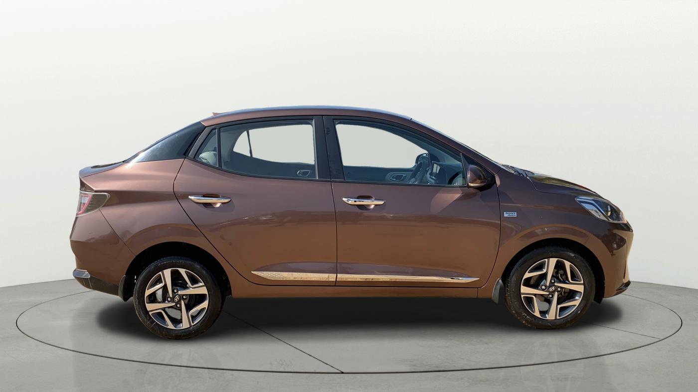 2020 Hyundai AURA SX PLUS 1.2 AMT, Petrol, Automatic, 19,219 km, Right Side View