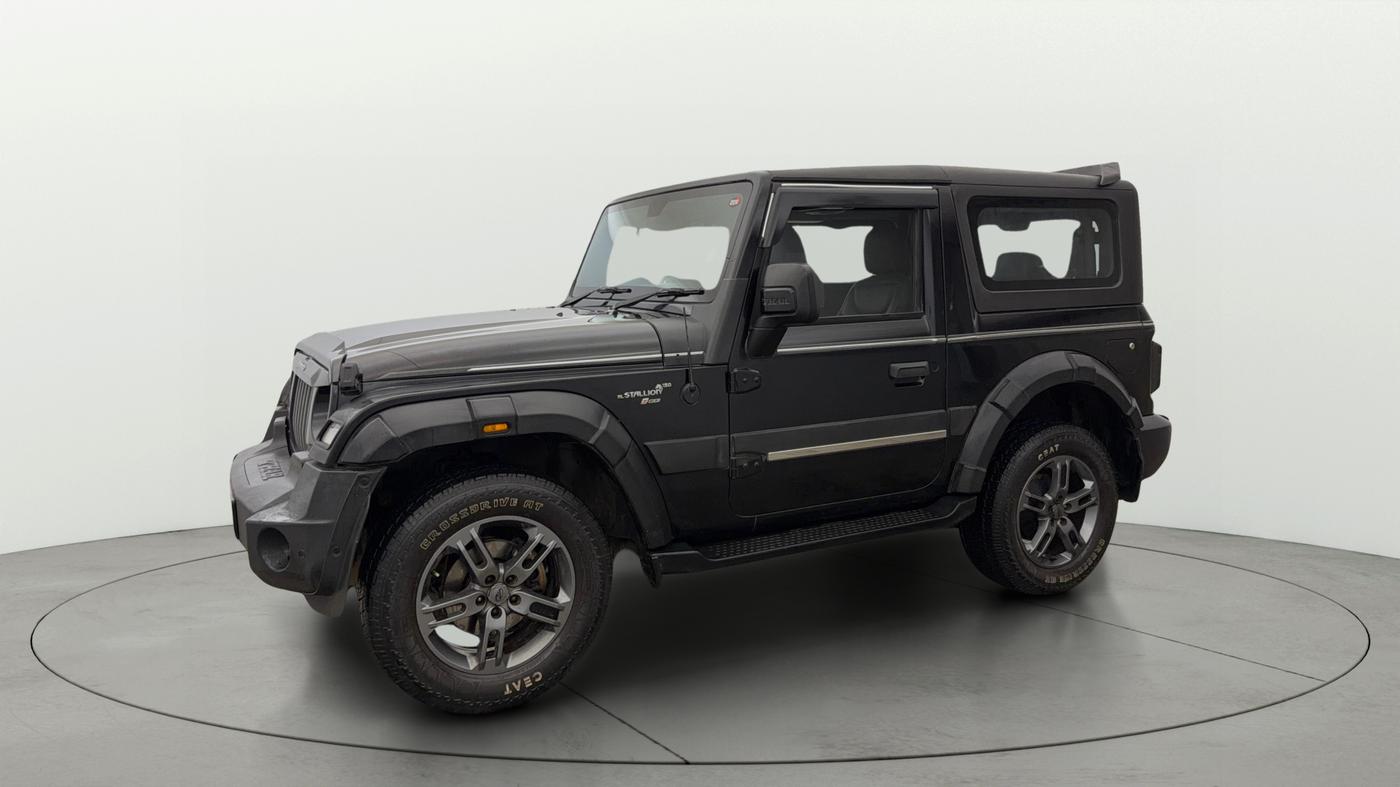 2022 Mahindra Thar LX PETROL HT 4WD AT, Petrol, Automatic, 36,737 km, Left Front Diagonal