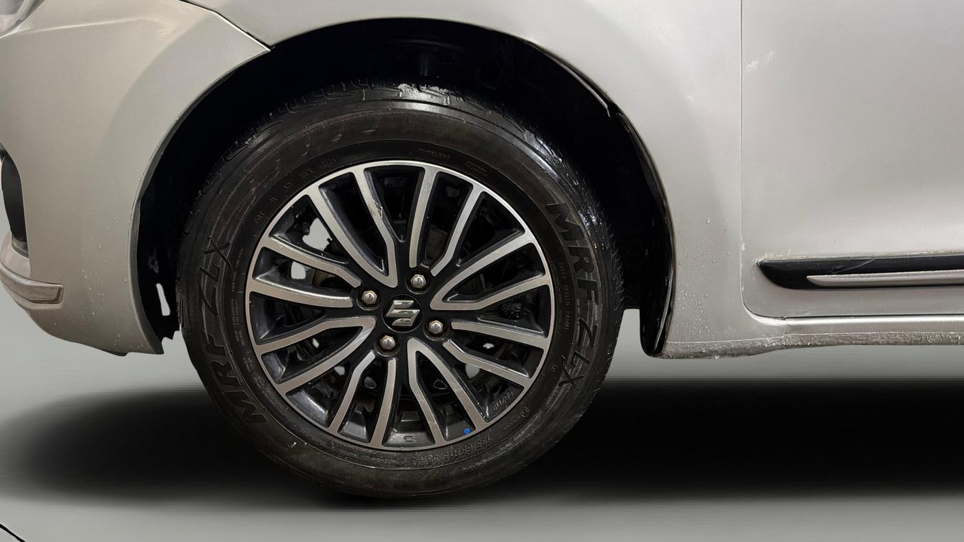 2018 Maruti Dzire ZXI PLUS AMT, Petrol, Automatic, 53,873 km, Left Front Wheel