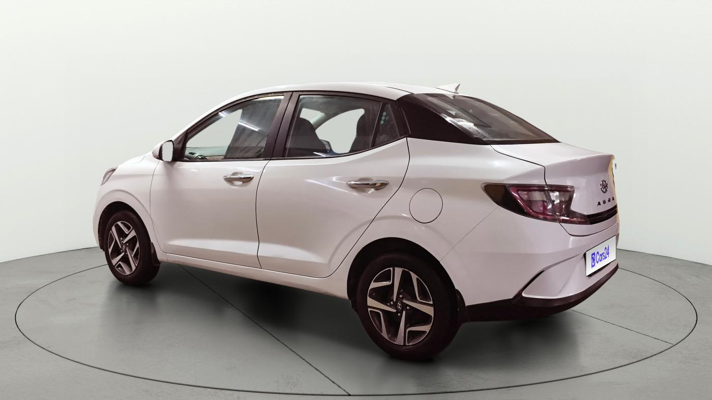 2020 Hyundai AURA SX PLUS 1.2 AMT, Petrol, Automatic, 61,494 km, Left Back Diagonal