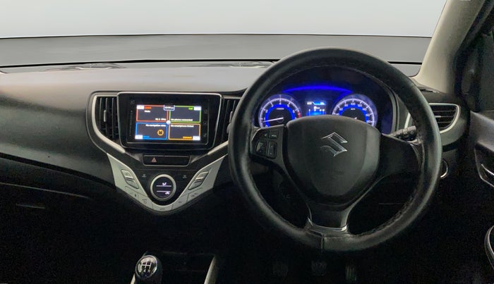 2018 Maruti Baleno ALPHA PETROL 1.2, Petrol, Manual, 51,393 km, Steering Wheel Close Up