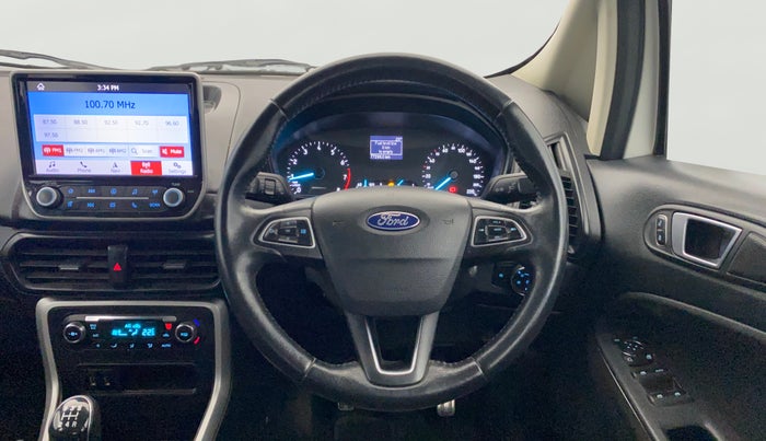 2018 Ford Ecosport TITANIUM 1.5L PETROL, Petrol, Manual, 77,267 km, Steering Wheel Close Up