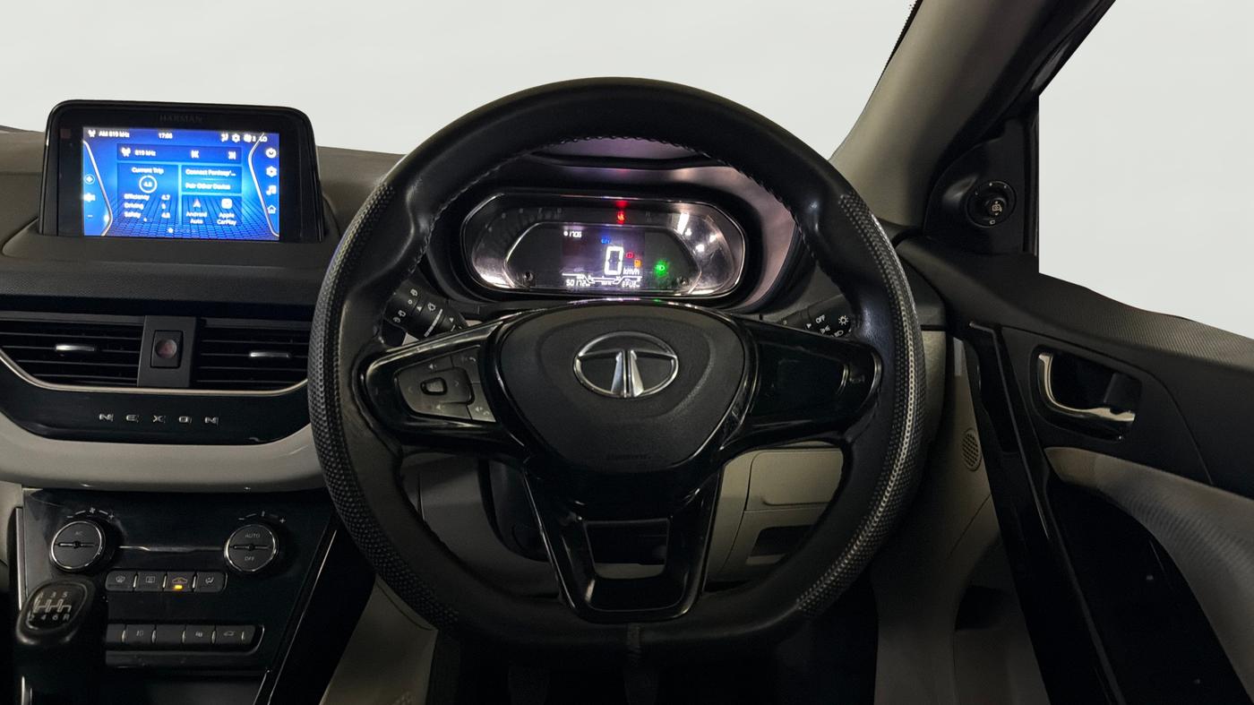 2022 Tata NEXON XZ PLUS PETROL, Petrol, Manual, 50,156 km, Steering Wheel Close Up