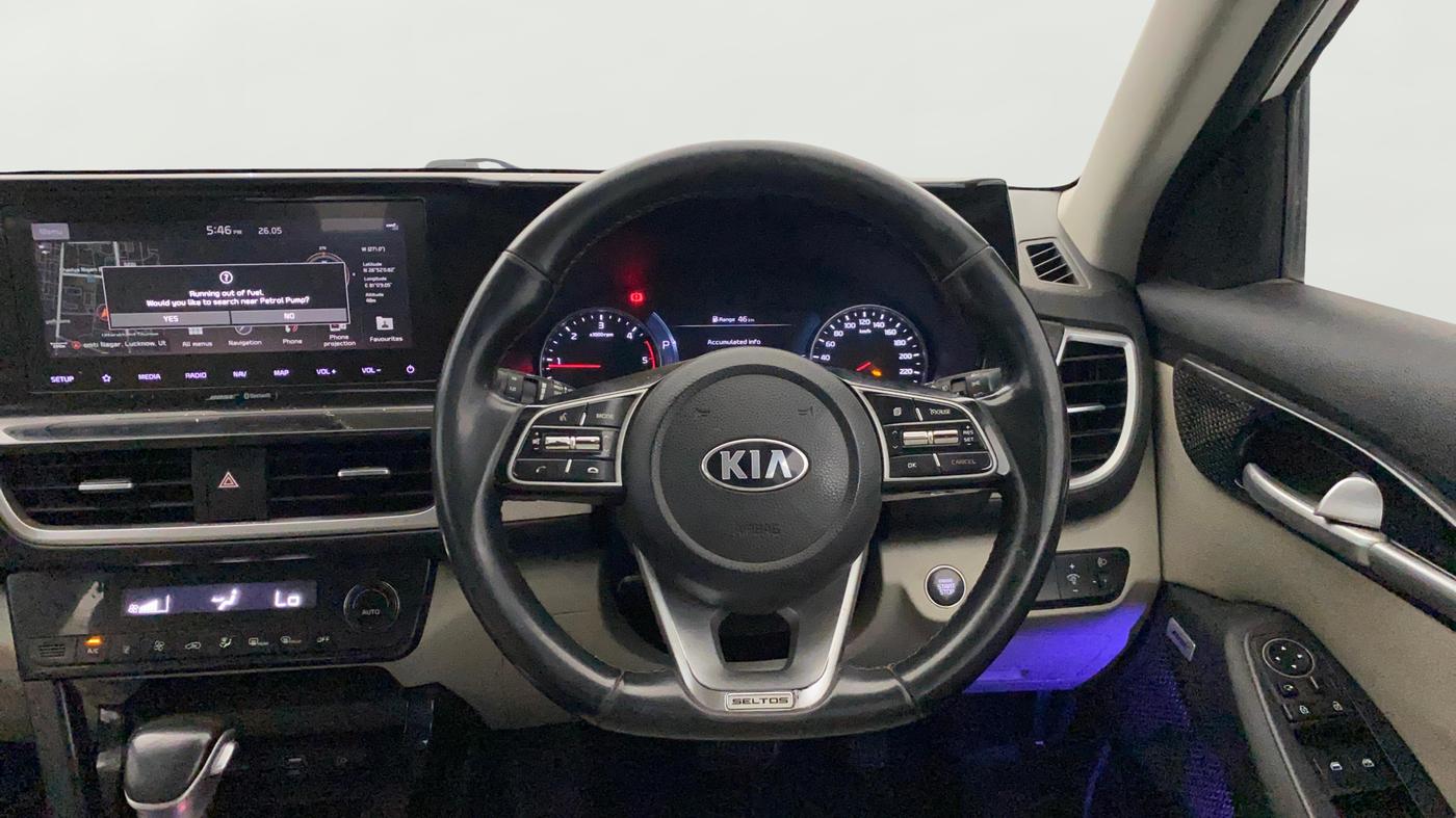 2020 KIA SELTOS HTX PLUS AT1.5 DIESEL, Diesel, Automatic, 90,273 km, Steering Wheel Close Up
