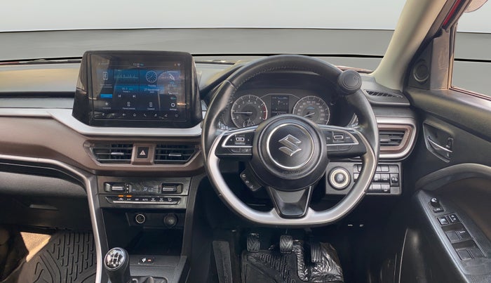 2022 Maruti BREZZA ZXI + SMART HYBRID DUAL TONE, Petrol, Manual, 28,115 km, Air Conditioner