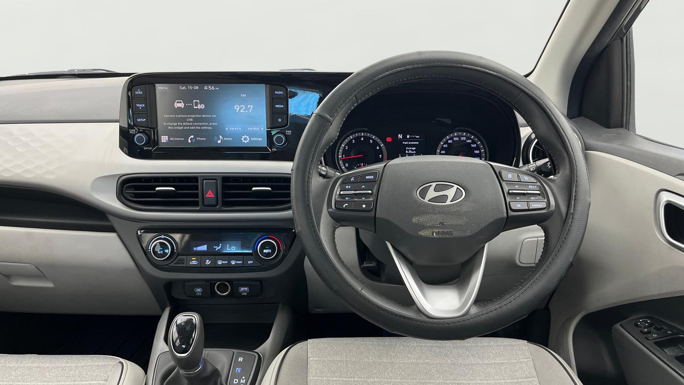 2024 Hyundai GRAND I10 NIOS ASTA AMT 1.2 KAPPA VTVT, Petrol, Automatic, 22,794 km, Steering Wheel Close Up