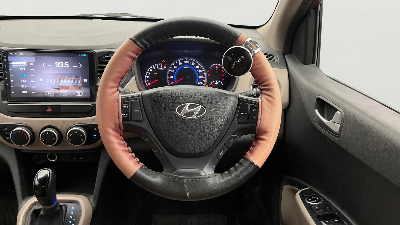 2014 Hyundai Grand i10 ASTA AT 1.2 KAPPA VTVT, Petrol, Automatic, 57,524 km, Steering Wheel Close Up