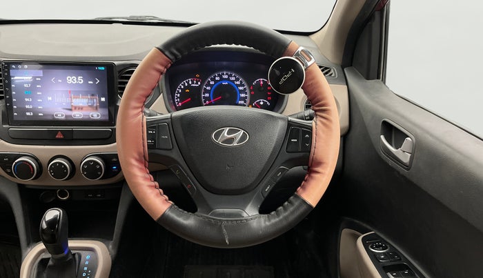 2014 Hyundai Grand i10 ASTA AT 1.2 KAPPA VTVT, Petrol, Automatic, 57,354 km, Steering Wheel Close Up