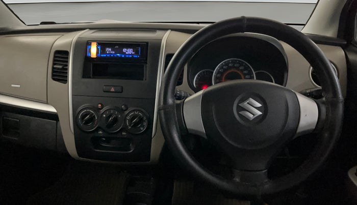 2014 Maruti Wagon R 1.0 VXI, Petrol, Manual, 37,567 km, Steering Wheel Close Up