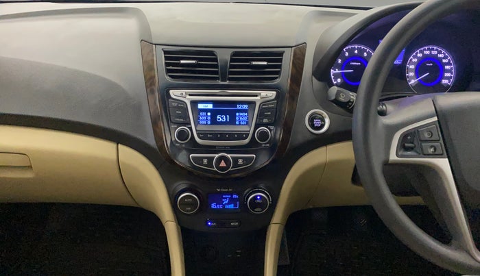 2015 Hyundai Verna FLUIDIC 4S 1.6 VTVT S(O), Petrol, Manual, 53,855 km, Air Conditioner