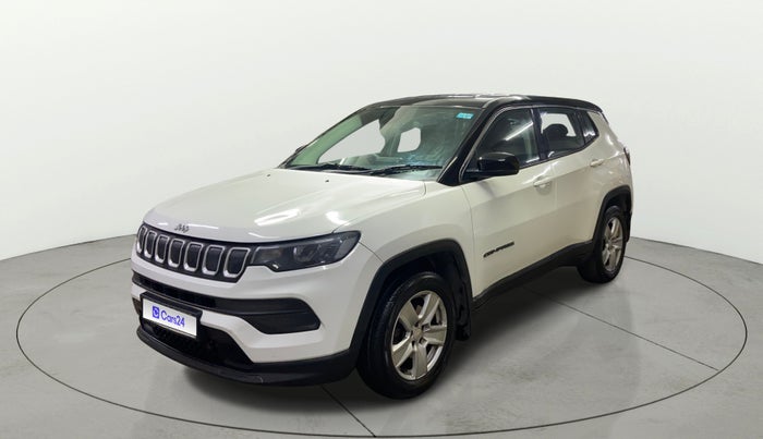 2021 Jeep Compass SPORT 1.4 PETROL DCT, Petrol, Automatic, 1,13,112 km, Left Front Diagonal