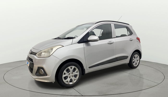 2015 Hyundai Grand i10 SPORTZ 1.2 KAPPA VTVT, Petrol, Manual, 69,663 km, Left Front Diagonal