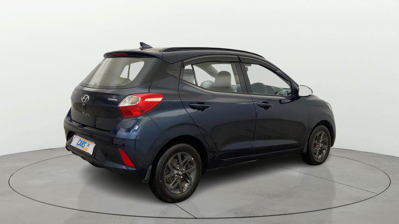 2019 Hyundai GRAND I10 NIOS SPORTZ AMT 1.2 KAPPA VTVT, Petrol, Automatic, 41,171 km, Right Back Diagonal