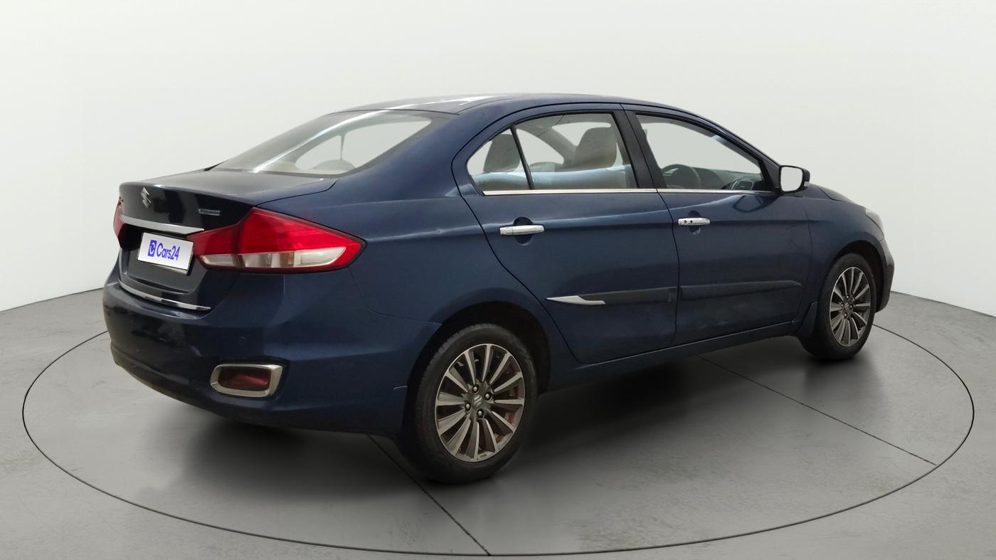 2021 Maruti Ciaz ALPHA  AT 1.5 SHVS PETROL, Petrol, Automatic, 37,832 km, Right Back Diagonal