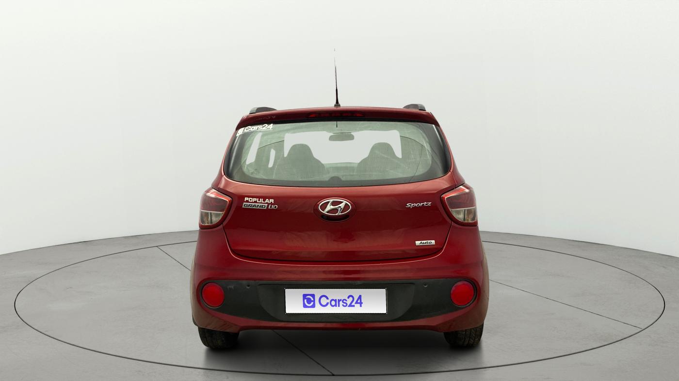 2017 Hyundai Grand i10 SPORTZ (O) AT 1.2 KAPPA VTVT, Petrol, Automatic, 1,08,807 km, Back/Rear