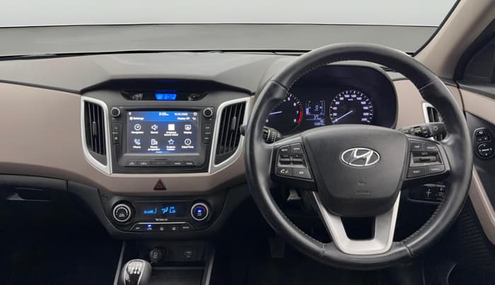 2018 Hyundai Creta SX 1.6 PETROL, Petrol, Manual, 52,834 km, Steering Wheel Close Up