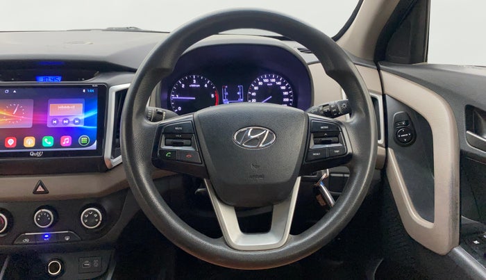 2017 Hyundai Creta S 1.4 DIESEL, Diesel, Manual, 1,16,678 km, Steering Wheel Close Up