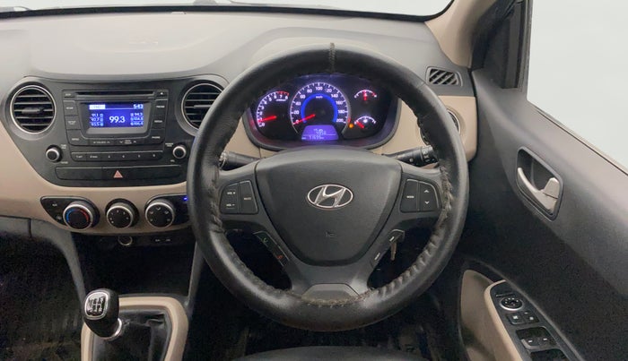2015 Hyundai Grand i10 SPORTZ 1.2 KAPPA VTVT, Petrol, Manual, 71,729 km, Steering Wheel Close Up