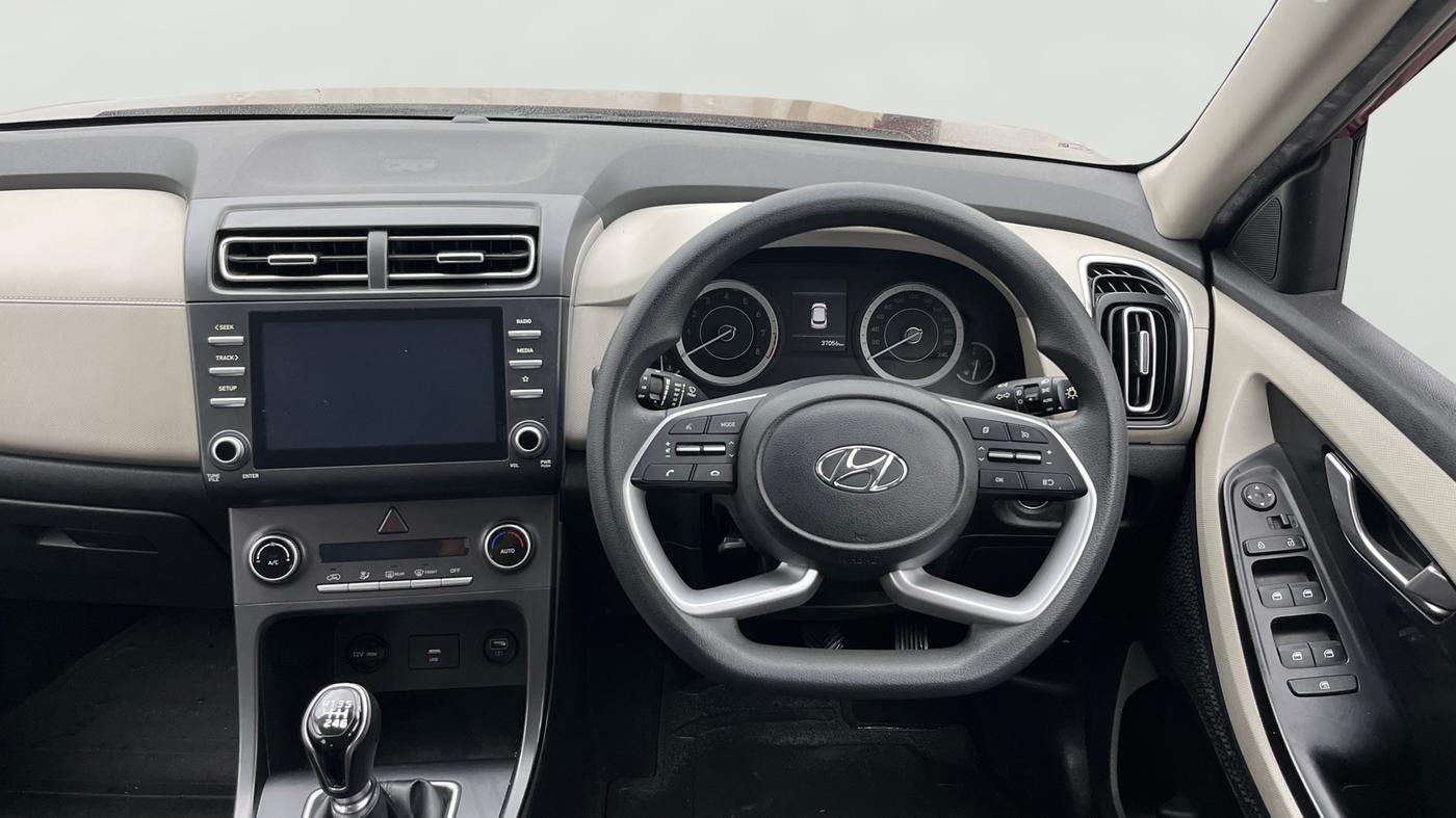 2021 Hyundai Creta S 1.5 PETROL, Petrol, Manual, 37,056 km, Steering Wheel Close Up