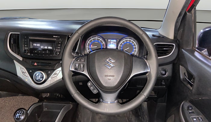 2017 Maruti Baleno ZETA PETROL 1.2, Petrol, Manual, 1,05,591 km, Steering Wheel Close Up