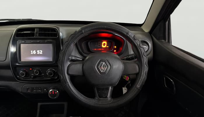 2018 Renault Kwid RXT 1.0 AMT (O), Petrol, Automatic, 57,009 km, Steering Wheel Close Up