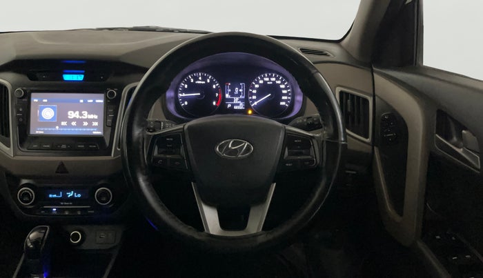 2018 Hyundai Creta SX PLUS AT 1.6 PETROL, Petrol, Automatic, 66,494 km, Steering Wheel Close Up
