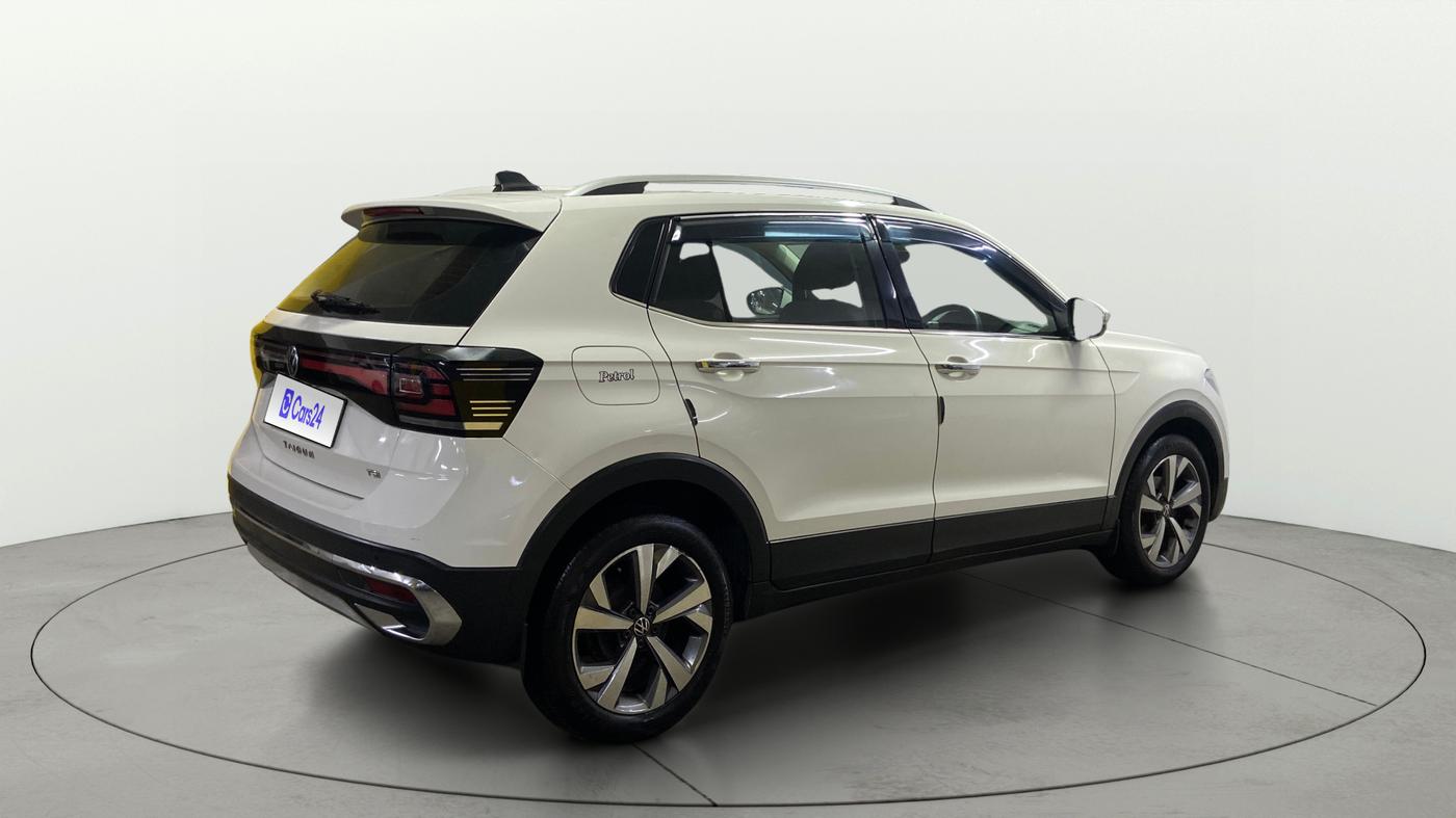 2022 Volkswagen TAIGUN TOPLINE 1.0 TSI AT, Petrol, Automatic, 69,191 km, Right Back Diagonal