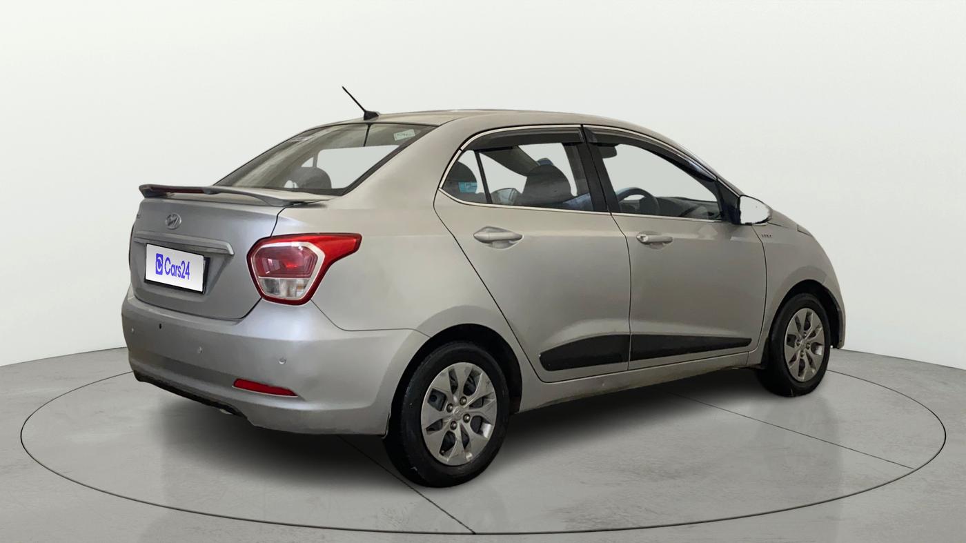2015 Hyundai Xcent S 1.2, CNG, Manual, 50 km, Right Back Diagonal