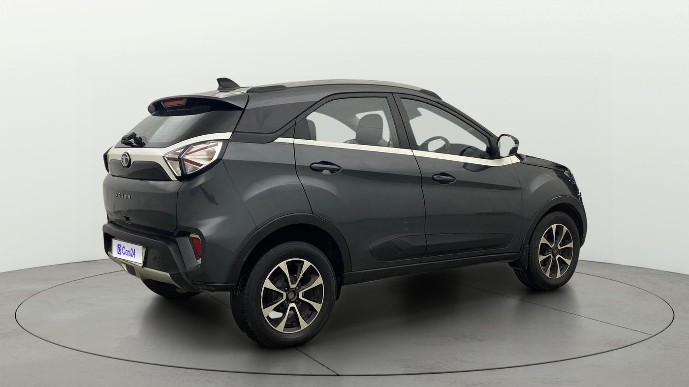 2021 Tata NEXON XZA PLUS (O) DIESEL, Diesel, Automatic, 53,283 km, Right Back Diagonal