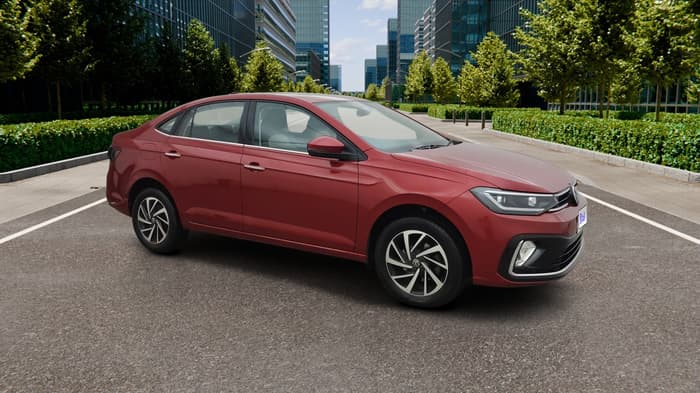 2023 Volkswagen VIRTUS TOPLINE TSI 1.0 AT, Petrol, Automatic, 44,434 km, Right Front Diagonal