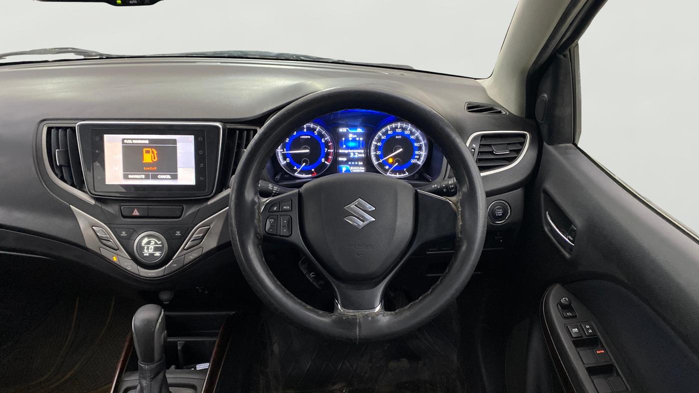 2021 Maruti Baleno ZETA CVT PETROL 1.2, Petrol, Automatic, 1,04,580 km, Steering Wheel Close Up