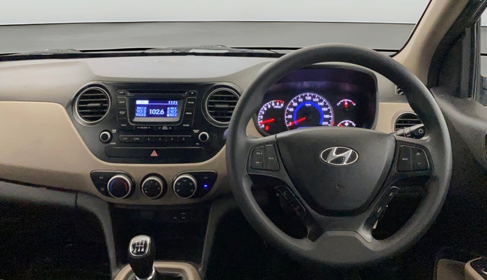 2015 Hyundai Grand i10 SPORTZ 1.2 KAPPA VTVT, Petrol, Manual, 87,281 km, Steering Wheel Close Up