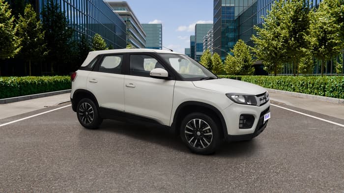 2021 Maruti Vitara Brezza LXI, Petrol, Manual, 37,644 km, Right Front Diagonal