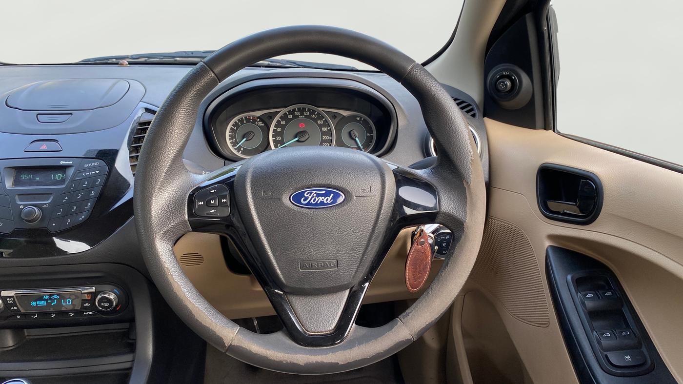 2018 Ford Figo Aspire TITANIUM 1.2 PETROL, Petrol, Manual, 49,578 km, Steering Wheel Close Up