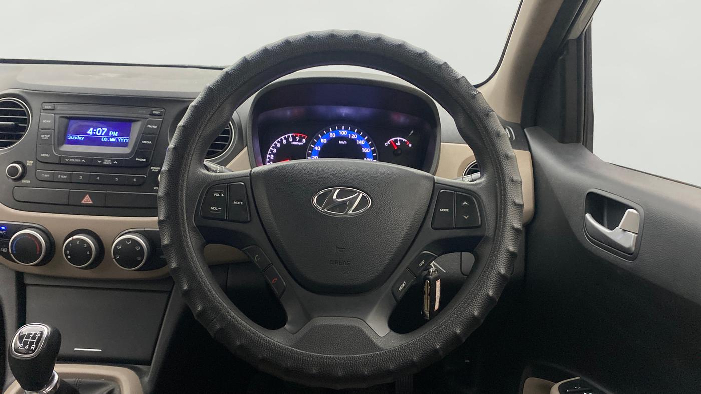 2016 Hyundai Xcent S 1.2, Petrol, Manual, 60,099 km, Steering Wheel Close Up