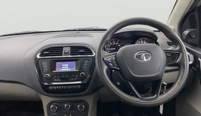 2018 Tata Tiago XZ PETROL, Petrol, Manual, 1,00,646 km, Steering Wheel Close Up
