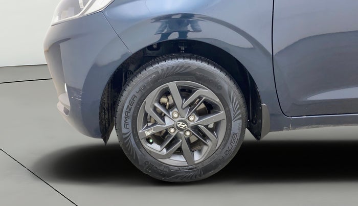 2021 Hyundai GRAND I10 NIOS SPORTZ AMT 1.2 KAPPA VTVT, Petrol, Automatic, 27,111 km, Left Front Wheel