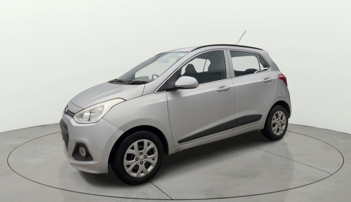 2015 Hyundai Grand i10 SPORTZ 1.2 KAPPA VTVT, Petrol, Manual, 61,896 km, Left Front Diagonal