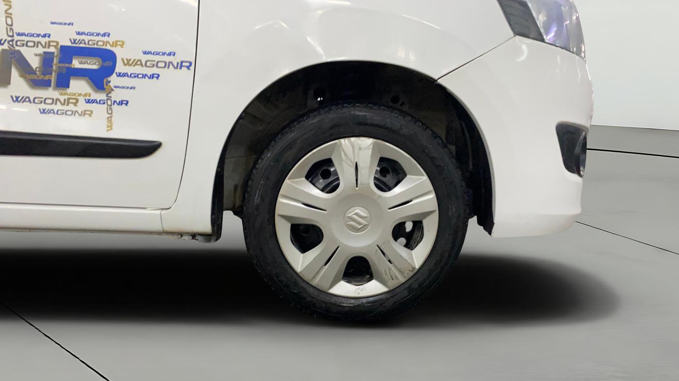 2014 Maruti Wagon R 1.0 VXI, Petrol, Manual, 70,654 km, Right Front Wheel