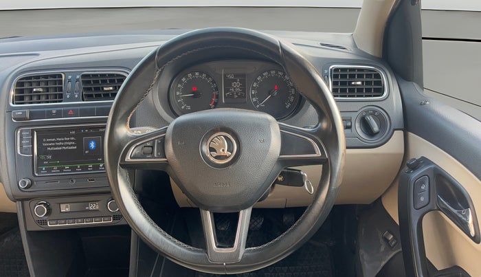 2019 Skoda Rapid AMBITION 1.5 TDI, Diesel, Manual, 1,46,118 km, Steering Wheel Close Up