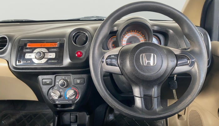 2014 Honda Brio S MT, Petrol, Manual, 77,678 km, Steering Wheel Close Up
