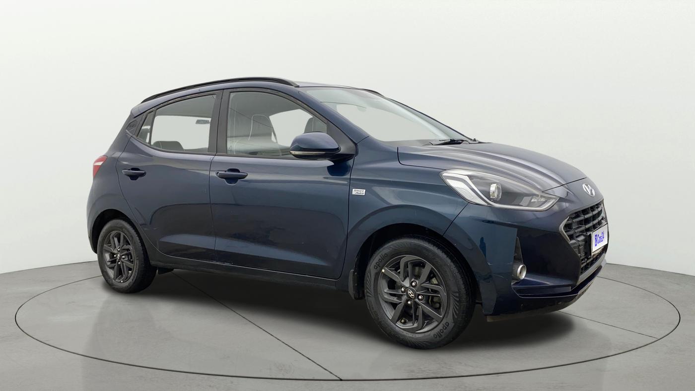 2019 Hyundai GRAND I10 NIOS SPORTZ AMT 1.2 KAPPA VTVT, Petrol, Automatic, 47,232 km, Right Front Diagonal