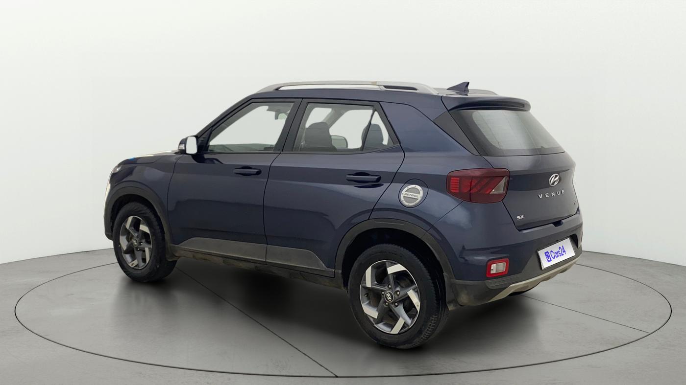 2021 Hyundai VENUE SX 1.0 TURBO, Petrol, Manual, 1,08,866 km, Left Back Diagonal