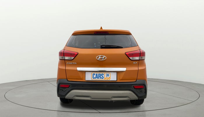 2018 Hyundai Creta SX AT 1.6 PETROL, Petrol, Automatic, 1,24,513 km, Back/Rear