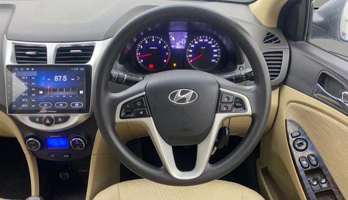 2014 Hyundai Verna FLUIDIC 1.6 VTVT SX, Petrol, Manual, 46,892 km, Steering Wheel Close Up