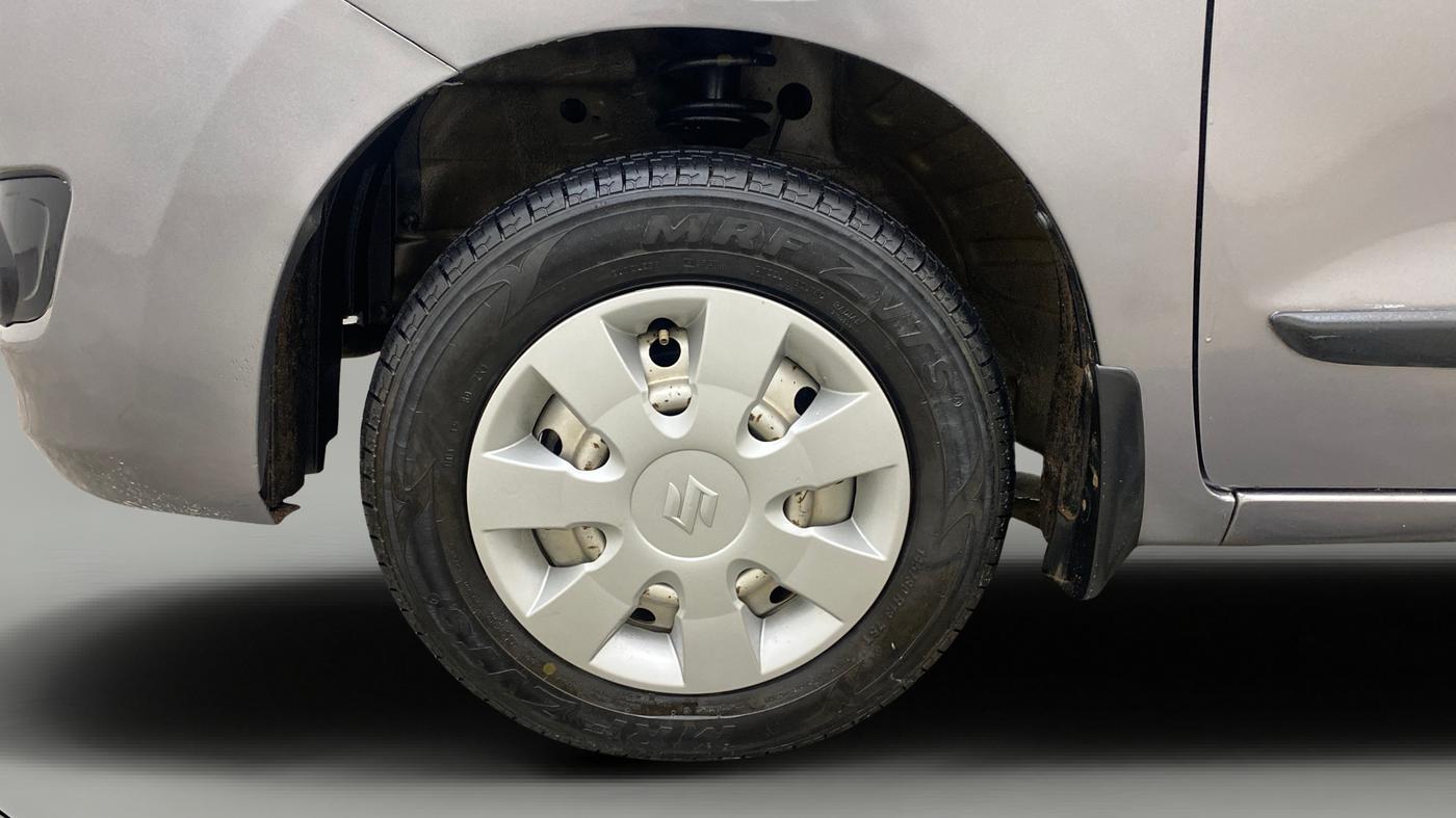 2014 Maruti Wagon R 1.0 LXI CNG, CNG, Manual, 93,598 km, Left Front Wheel