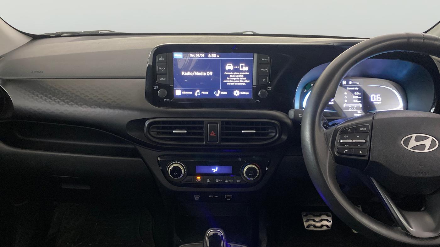 2024 Hyundai EXTER SX 1.2 AMT DUAL TONE, Petrol, Automatic, 18,660 km, Air Conditioner