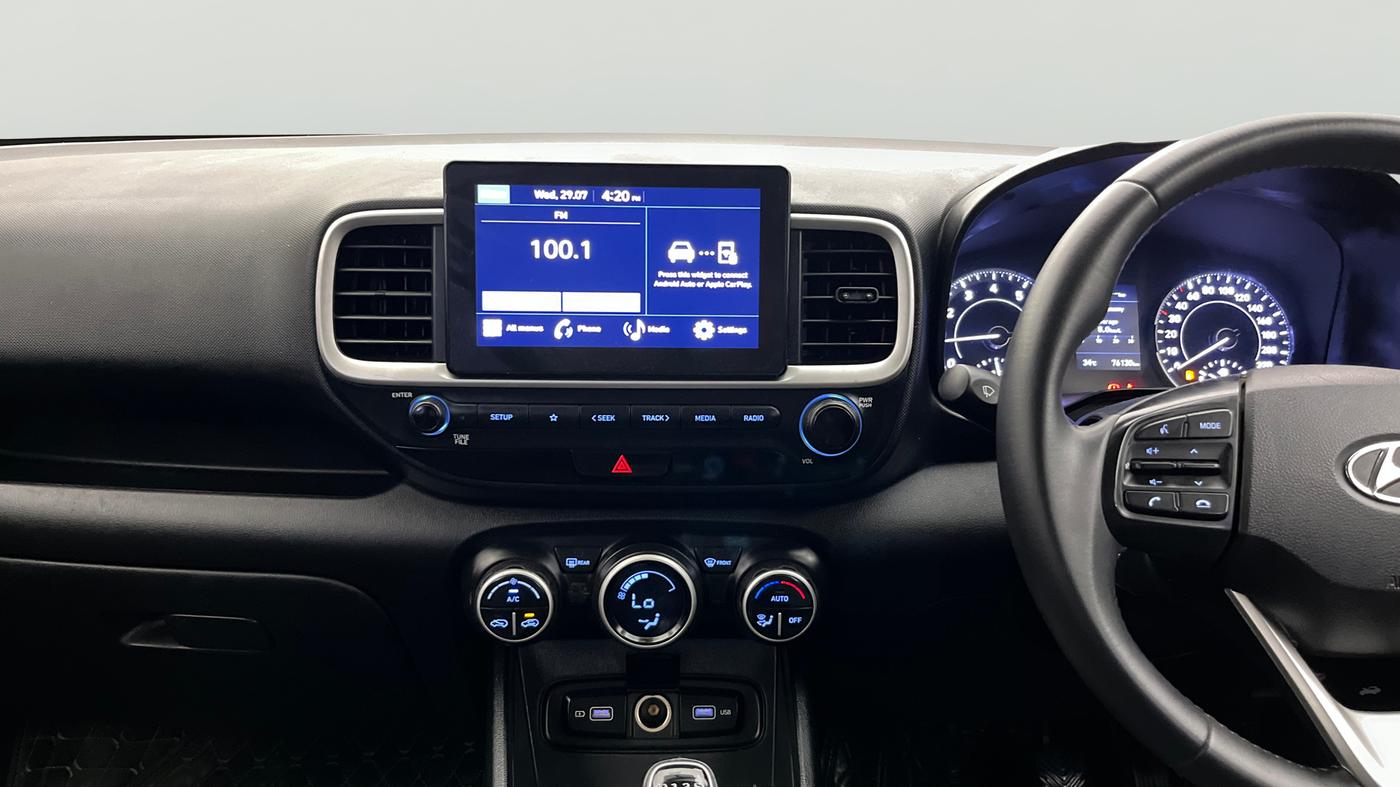 2022 Hyundai VENUE SX 1.0 TURBO IMT, Petrol, Manual, 76,111 km, Air Conditioner